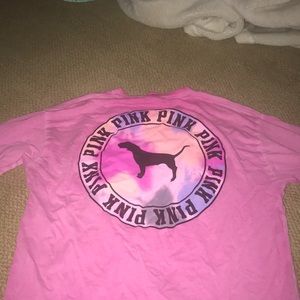 hot pink long sleeve shirt
